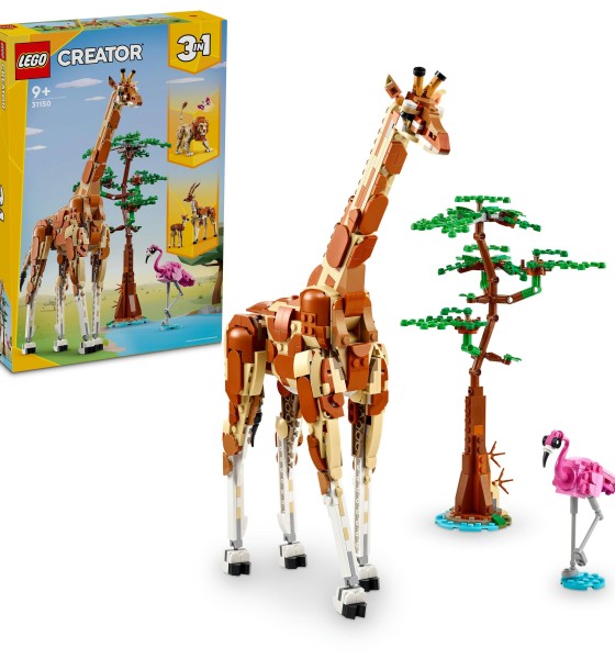 Конструктор LEGO Creator Дикі тварини сафарі 780 деталей (31150)