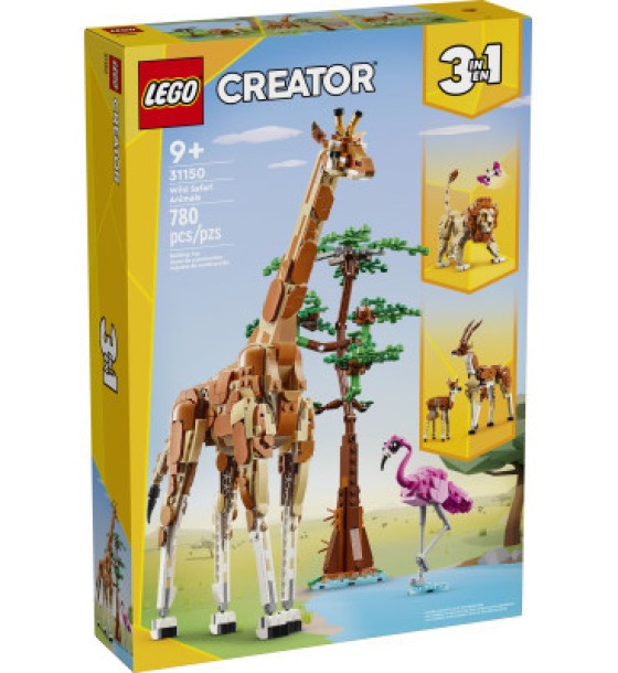 Конструктор LEGO Creator Дикі тварини сафарі 780 деталей (31150)