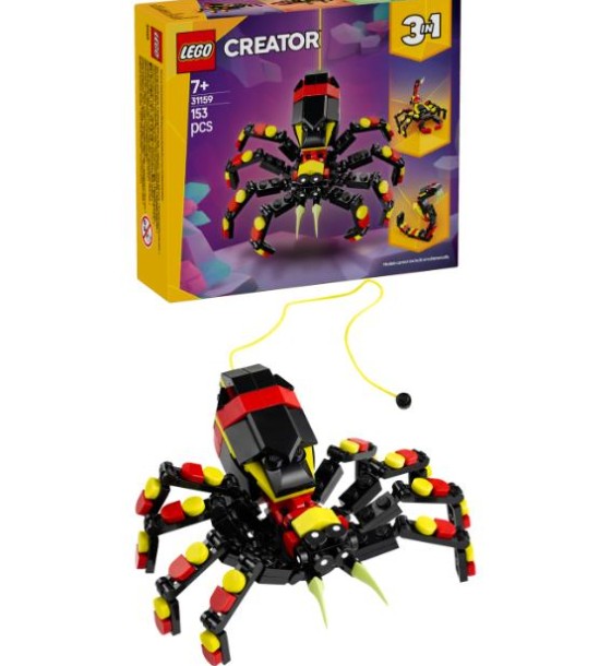 Конструктор LEGO Creator Дикі тварини: Дивовижний павук (31159)