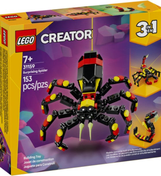 Конструктор LEGO Creator Дикі тварини: Дивовижний павук (31159)