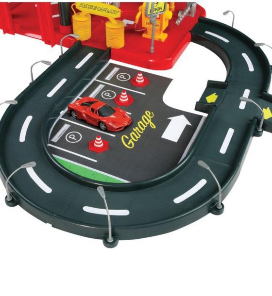 Ігровий набір Bburago Гараж Ferrari (3 рівні, 2 машинки 1:43) (18-31204)