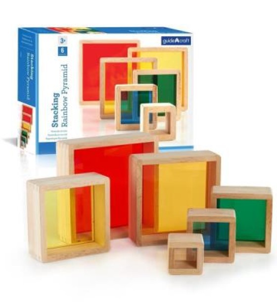 Ігровий набір Guidecraft Block Play Кольорова Пірамідка (G5066)
