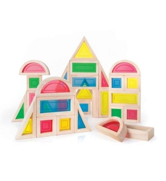 Ігровий набір Guidecraft стандартних блоків Block Play Велика веселка, 30 шт. (G3016)