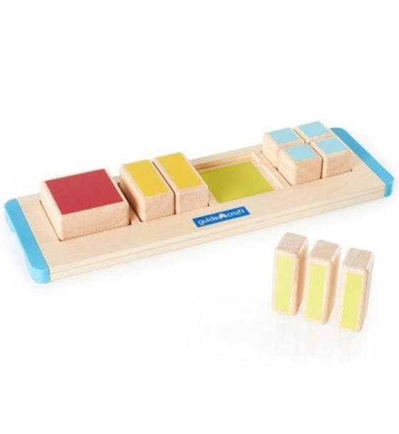 Ігровий набір Guidecraft Manipulatives Дробові частини квадрата (G6748)
