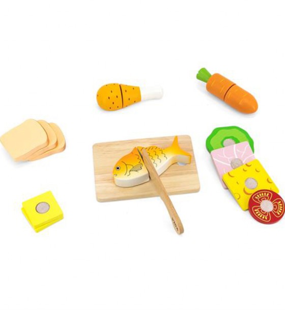 Ігровий набір Viga Toys іграшкові продукти Обід (44542)