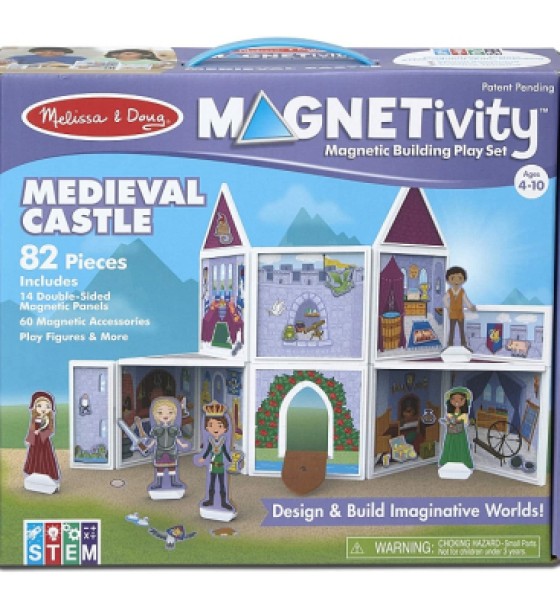 Ігровий набір Melissa&Doug магнітний Середньовічний замок (MD30662)