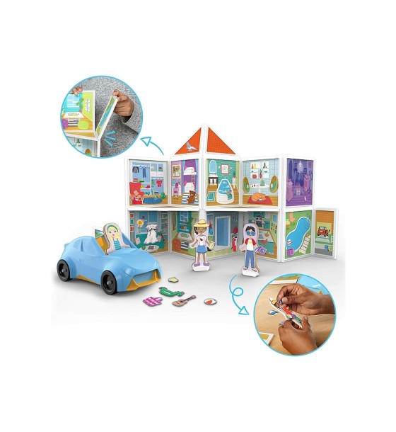 Ігровий набір Melissa&Doug магнітний набір будівель Наш дім (MD30650)
