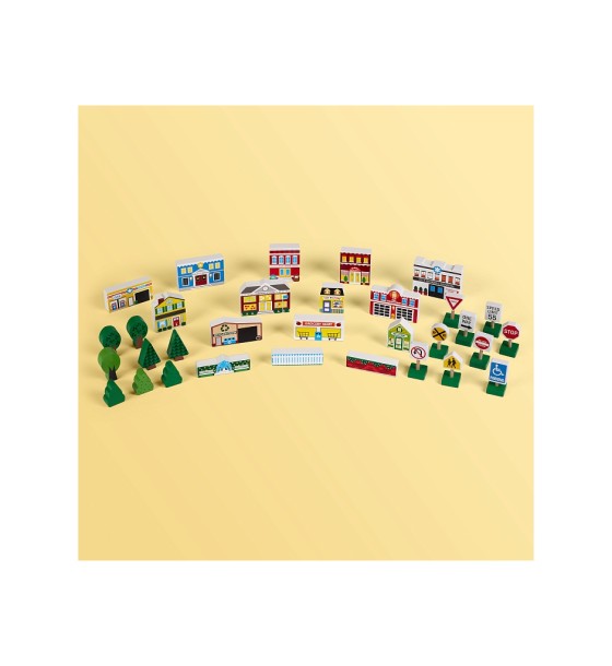 Ігровий набір Melissa&Doug дерев'яний "Місто" (MD14796)