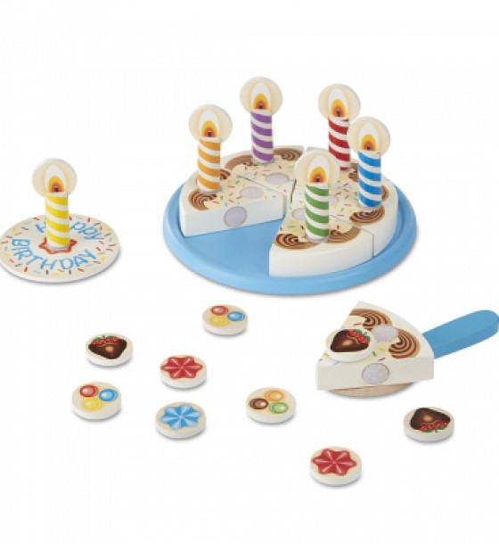 Ігровий набір Melissa&Doug дерев'яний "День народження-торт" (MD10511)