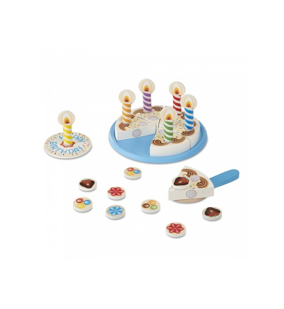Ігровий набір Melissa&Doug дерев'яний "День народження-торт" (MD10511)