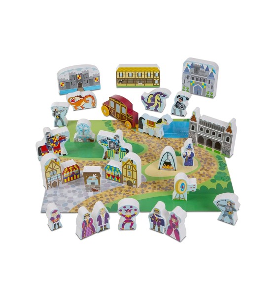 Ігровий набір Melissa&Doug дерев'яний "Замок" (MD10979)