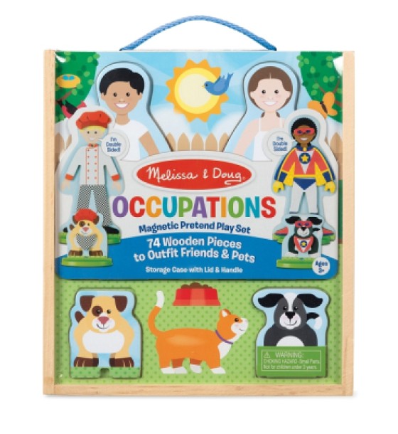 Ігровий набір Melissa&Doug дерев'яний з магнітними фігурками "Діяльність" (MD9309)