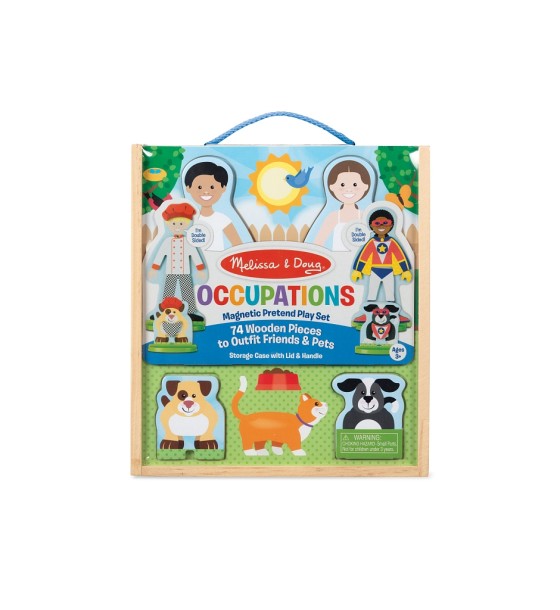 Ігровий набір Melissa&Doug дерев'яний з магнітними фігурками "Діяльність" (MD9309)