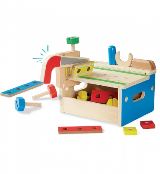 Ігровий набір Melissa&Doug Дерев'яний будівельний набір для хлопчиків (MD19386)