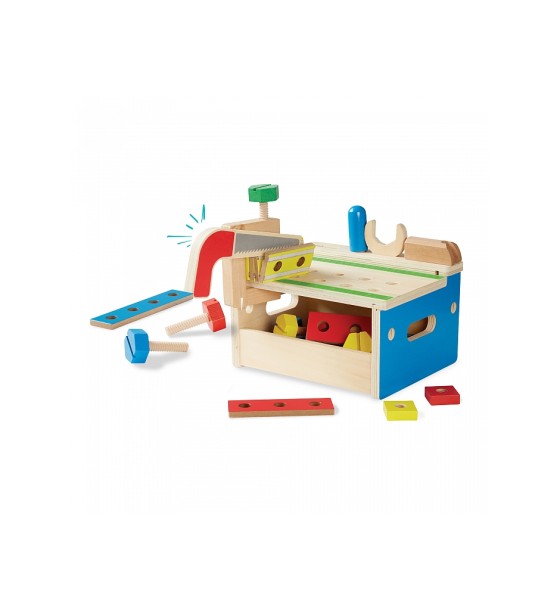 Ігровий набір Melissa&Doug Дерев'яний будівельний набір для хлопчиків (MD19386)