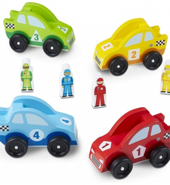 Ігровий набір Melissa&Doug Дерев'яний набір Гоночні автомобілі (MD706)