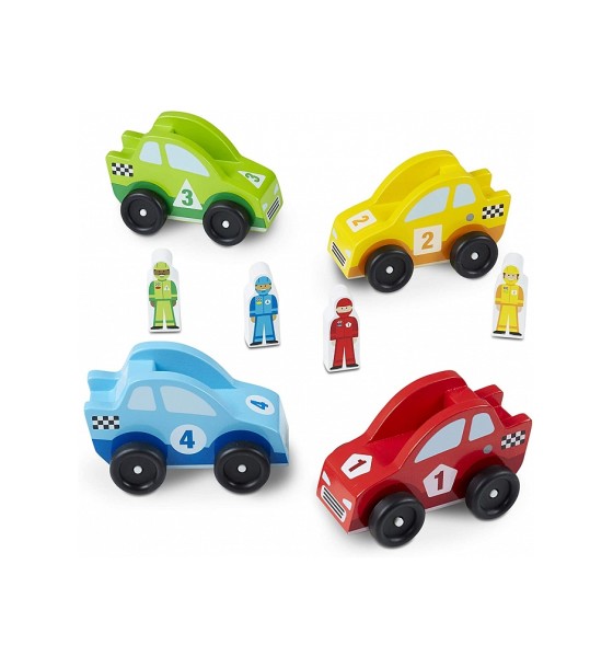 Ігровий набір Melissa&Doug Дерев'яний набір Гоночні автомобілі (MD706)