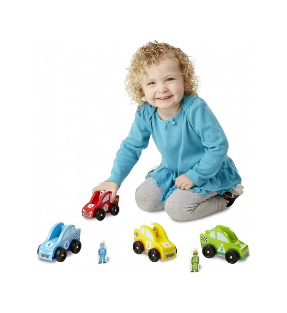 Ігровий набір Melissa&Doug Дерев'яний набір Гоночні автомобілі (MD706)
