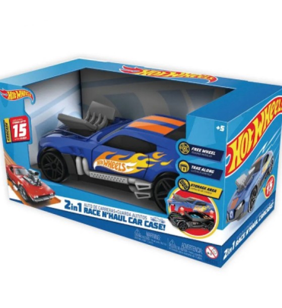 Ігровий набір Hot Wheels Гоночний автомобіль-гараж 2 в 1 (HWCC15)