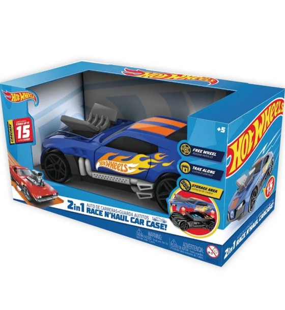 Ігровий набір Hot Wheels Гоночний автомобіль-гараж 2 в 1 (HWCC15)