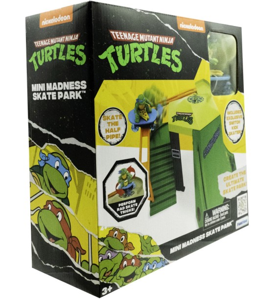 Ігровий набір Funrise TMNT Черепашки-ніндзя класичні міні Скейт-парк (71053)