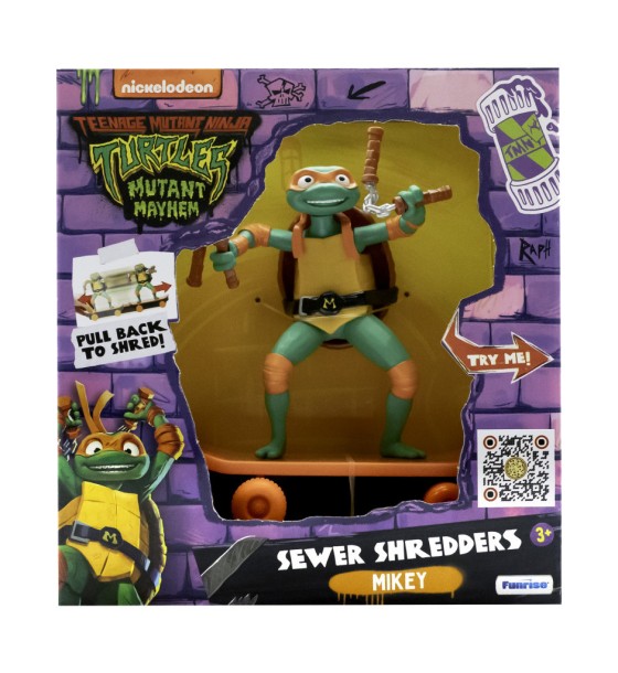 Ігровий набір Funrise TMNT Черепашки-ніндзя класичні Майстри бойових мистецтв Мікеланджело movie star 2023 (71058)