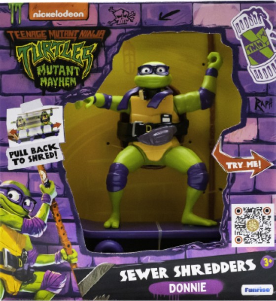 Ігровий набір Funrise TMNT Черепашки-ніндзя класичні Майстри бойових мистецтв Донателло movie star 2023 (71057)