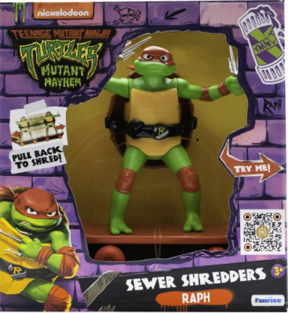 Ігровий набір Funrise TMNT Черепашки-ніндзя класичні Майстри бойових мистецтв Рафаель movie star 2023 (71056)