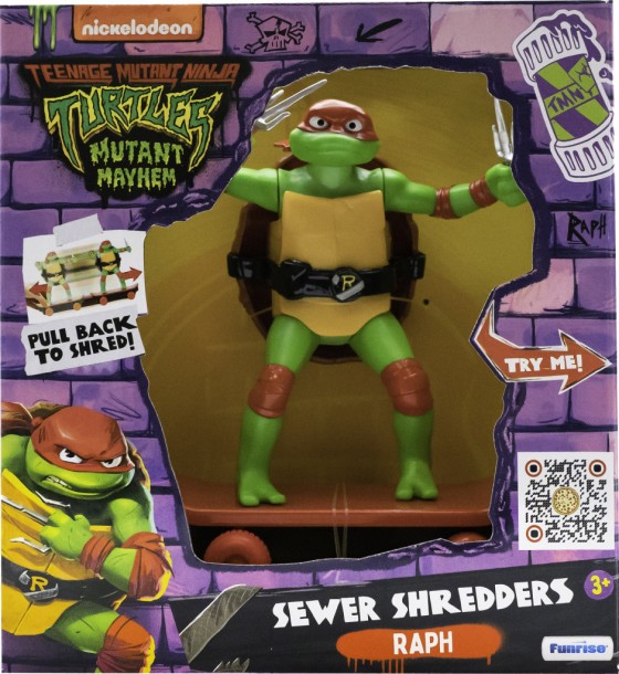 Ігровий набір Funrise TMNT Черепашки-ніндзя класичні Майстри бойових мистецтв Рафаель movie star 2023 (71056)