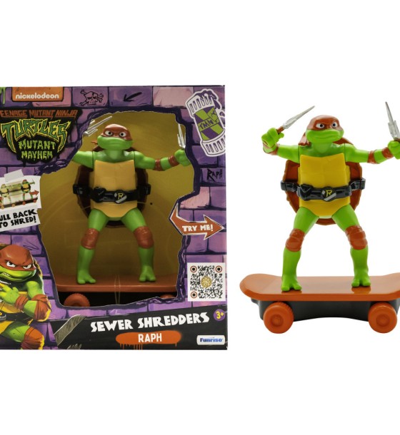 Ігровий набір Funrise TMNT Черепашки-ніндзя класичні Майстри бойових мистецтв Рафаель movie star 2023 (71056)