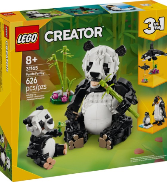 Конструктор LEGO Creator Дикі тварини: пандові (31165)
