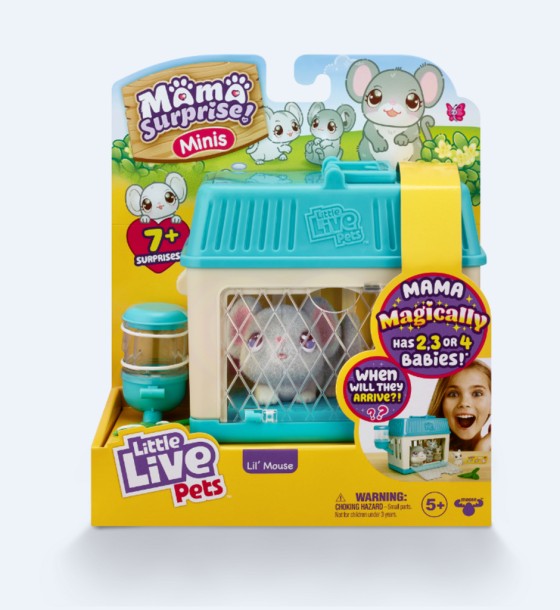 Ігровий набір Moose Little Live Мама-сюрприз Миша (26510)