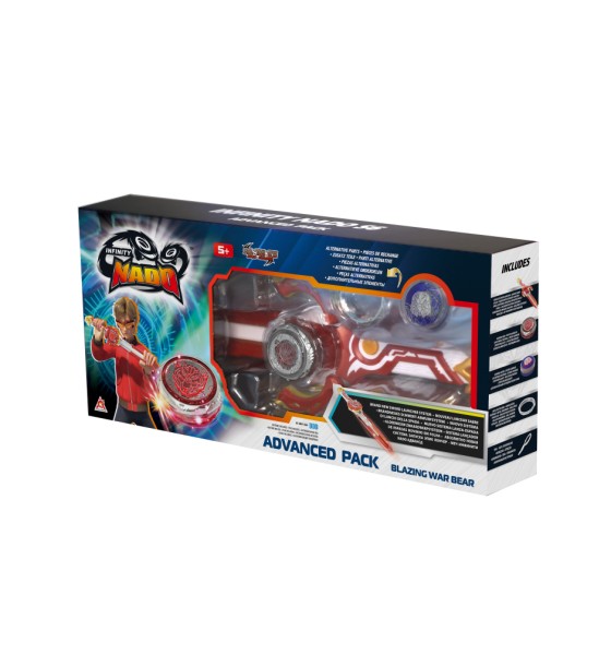 Дзига Infinity Nado VI серія Advanced Pack Blazing War Bear Палаючий Бойовий Ведмідь (EU654132)