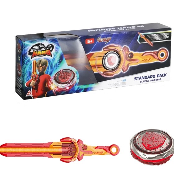Дзига Infinity Nado VI серія Standard Pack Blazing War Bear Палаючий Бойовий Ведмідь (EU654122)