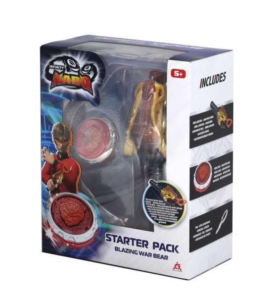 Дзига Infinity Nado VI серія Starter Pack Blazing War Bear Палаючий Бойовий Ведмідь (EU654112)