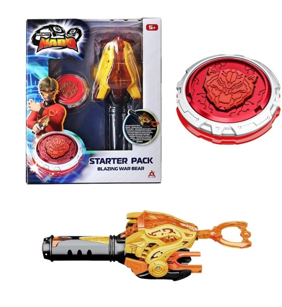 Дзига Infinity Nado VI серія Starter Pack Blazing War Bear Палаючий Бойовий Ведмідь (EU654112)