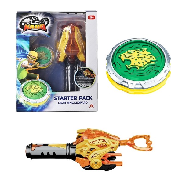 Дзига Infinity Nado VI серія Starter Pack Lighting Leopard Сліпучий Леопард (EU654114)