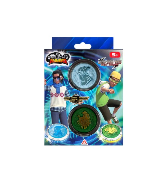 Дзига Infinity Nado Набір VI Starter Nado Pack - Gold Warrior Phoenix vs Lighting Leopard (EU654197)