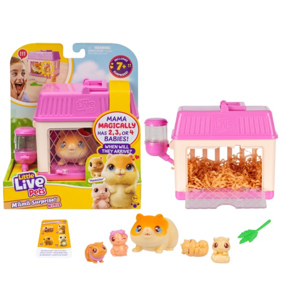 Ігровий набір Moose Little Live Pets Мама-сюрприз Хом'як (26626)