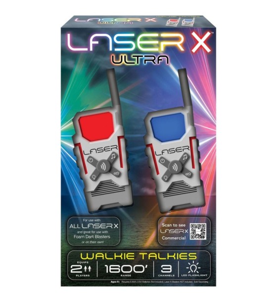 Ігровий набір Laser X Набір іграшкових рацій - Ultra для двох гравців (87557)