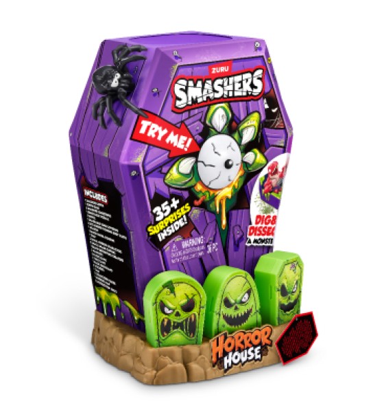 Ігровий набір Smashers Horror House-Large Dino (74124A)