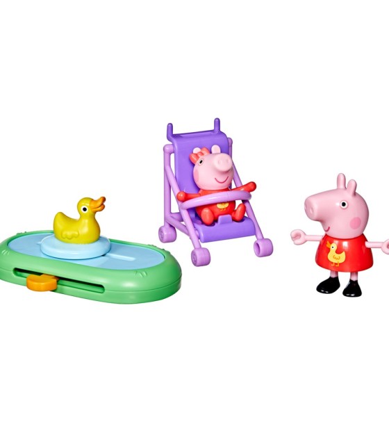 Ігровий набір Peppa Pig серії Моменти з Пеппою – Сестрички на прогулянці (G0528)