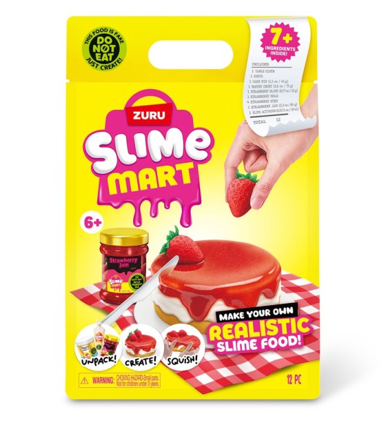 Ігровий набір Slime Mart Shopping Bag Полуничний чизкейк (15901A)