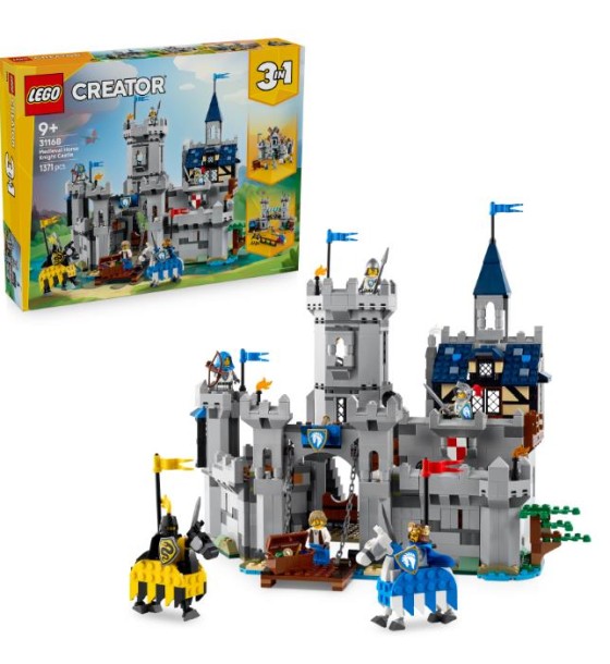 Конструктор LEGO Creator Середньовічний замок із лицарем на коні (31168)