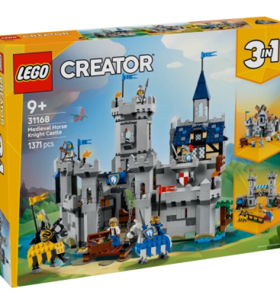 Конструктор LEGO Creator Середньовічний замок із лицарем на коні (31168)