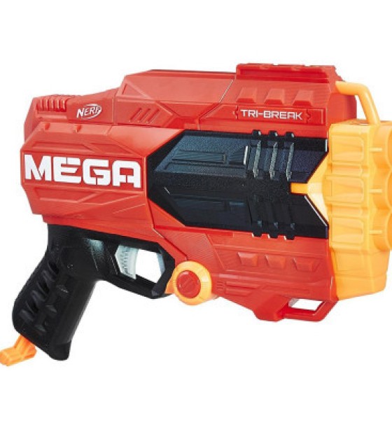 Іграшкова зброя Hasbro Nerf бластер МЕГА Три-брейк (E0103)