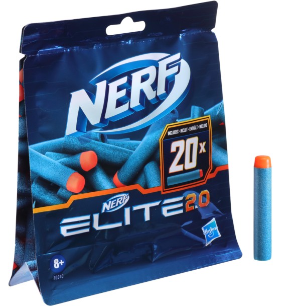 Іграшкова зброя Hasbro набір стріл Nerf Elite 2.0 20 шт (F0040)