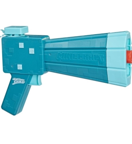 Іграшкова зброя Hasbro Nerf Водний бластер Майнкрафт Глоу Сквід (F7600)