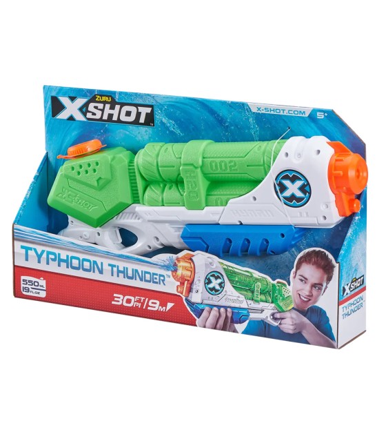 Іграшкова зброя Zuru X -Shot Warfare Водний бластер Medium Typhoon Thunder (01228R)