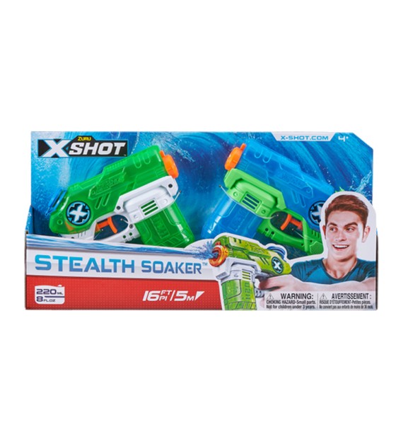 Іграшкова зброя Zuru X -Shot Warfare Набір водних бластерів Double Small Stealth Soake (2 види зброї) (01227R)